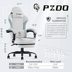 Submi Computer Chair Fabric Gaming Chair, Ergonomic