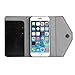 iPhone 6 Case - Exact Apple iPhone 6 4.7 Case [CLUTCH Series] - PU Leather Wallet Clutch Case for Apple iPhone 6 (4.7-inch) Black