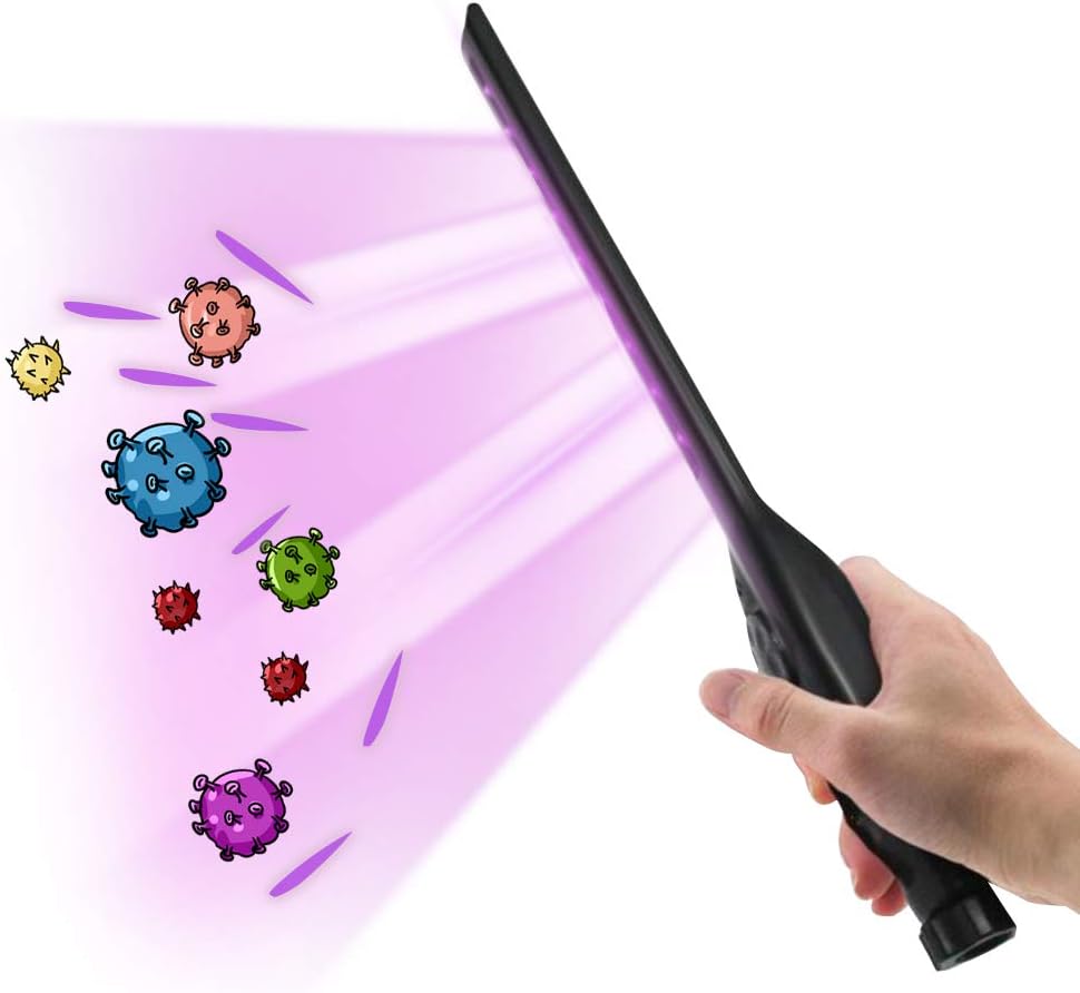 UV Light Sterilizer with USB Charging and LED Electric Sanitizer Disinfection UVC Lamp for Hotel Toilet Car Pet Keyboard 4.5W