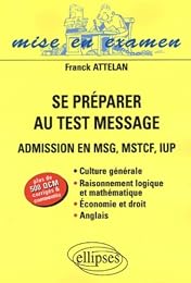 Se préparer au test message