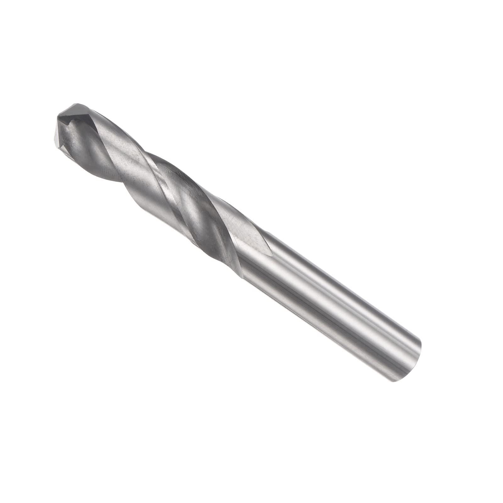 CoCud Solid Carbide Drill Bits, 8.1mm Diameter, YG6 (C2/K20) Tungsten Carbide Straight Shank Twist Drill Bits - (Applications: for Stainless Steel Alloy), 1-Piece