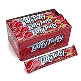 Wonka Stretchy & Tangy Laffy Taffy, Sparkle Cherry Cereza, 1.5-ounce Packets (Pack of 24)