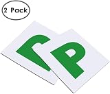 Onarway Fully Magnetic P Plates 2 Pack for Steel Cars UK Government Approved view 2