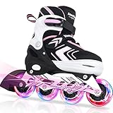 Nattork Roller Skates for Girls with Full Light up