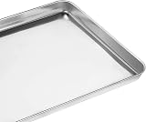 Terlulu Baking Tray Set of 2 Stainless Steel Large Oven Pans 40.5x30.5x2.5 cm view 8