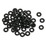 uxcell Black 7mm x 2mm O Rings Hole Sealing Gasket Washer 50 Pcs