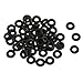 Black 7mm x 2mm O Rings Hole Sealing Gasket Washer 50 Pcs