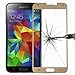 Doryum Anti Scratch 0.3mm Thin Tempered Glass Screen Protector for Samsung Galaxy S5 Color Gold