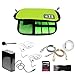 Universal Electronics Accessories Organizer, Travel Accessories Cable Cord Gadget Gear Storage bag,Electronics Travel Organizer Bag (M, Green)