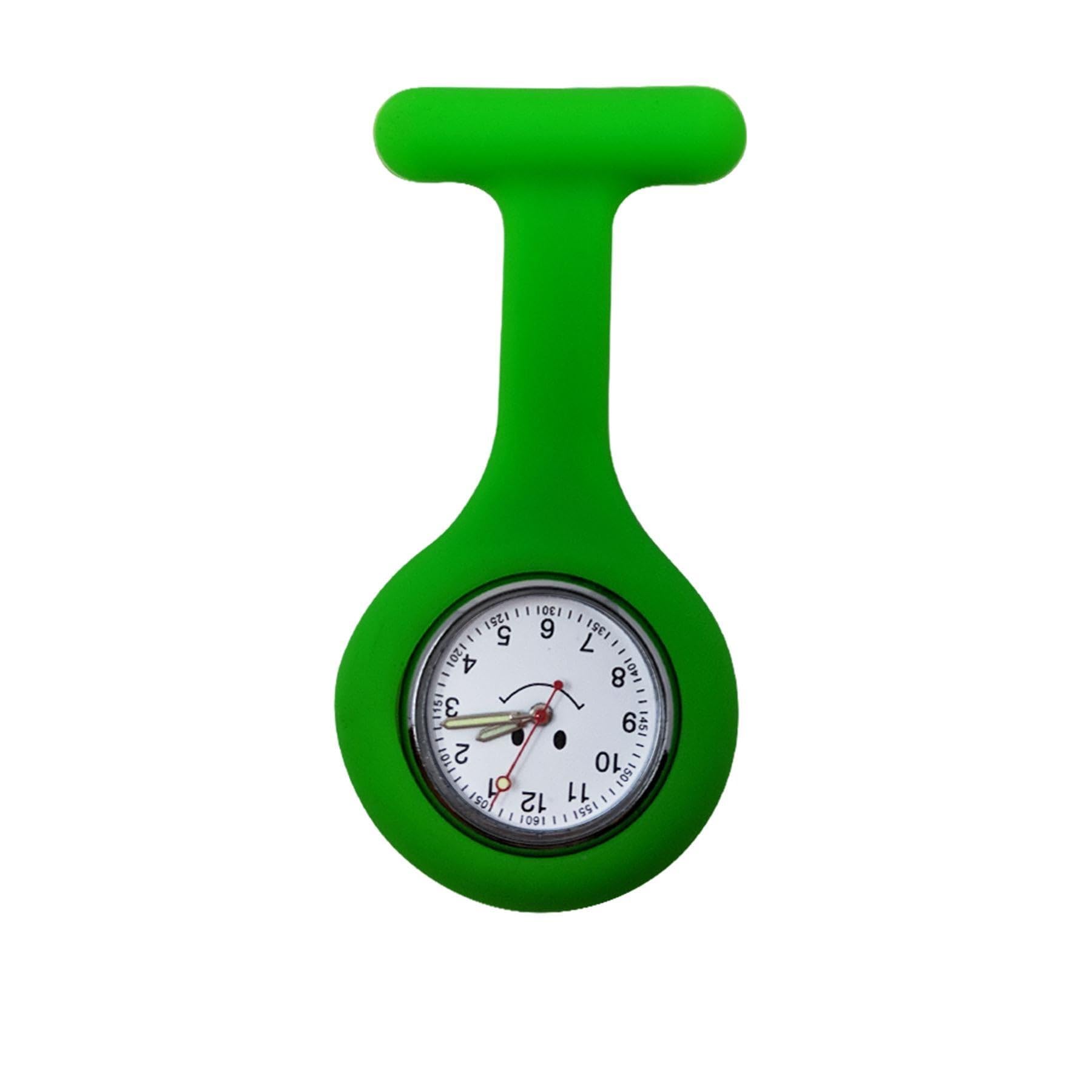 General Healthcare Silicone Soft Nurse/Doctor Medical Watch Fob (Green)