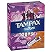 Tampax Radiant Tampons with Plastic Applicator, Super Plus Absorbency, Unscented, 16 Count (Packaging May Vary)