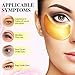 Collagen Under Eye Gel Patches Reduces Wrinkles£¬Anti-Aging and Lightens Dark Circles Under Eyes£¬24K Gold Snail Repair Intensive Under Eye Treatment Mask£¬30 Pairs
