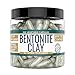 Bentonite Clay Detox Supplements (200 Capsules, 1000 mg) by Earthborn Elements, Internal Cleanse, All-Natural Detoxification, Food & USP Pharmaceutical Grade, Lab Tested, Cruelty-Free & Vegan