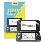 Keten NEW Nintendo 2DS XL Screen Protector [6 PCS/3 Top, 3 Bottom Full Coverage High Definition Screen Protector for Nintendo 2DS XL 2017 with Anti-scratch, Ultra-thin, Sensitive-Touch