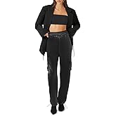 Forever 21 Womens Faux Leather Cargo Pants