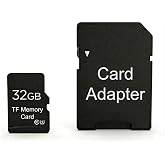 TF Micro Memory Card 32GB with Card Adapter Class 10