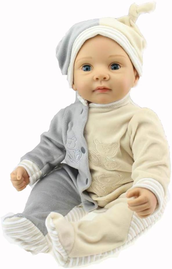 Prezzo NACHEN Reborn Bambino Bambole Occhi Possono muoversi Morbido Silicone Vinyl Playmate Bella Vita Reale Realistico Neonato Giocattolo Bambino Regalo 55cm Offerte