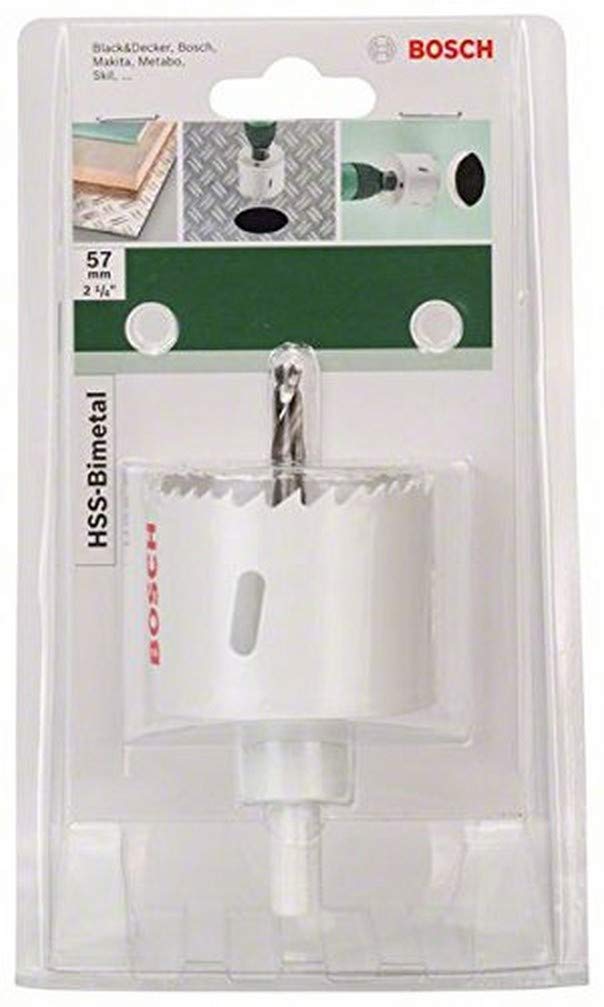 Bosch 2609255610 HSS Bi-Metal Holesaw with Diameter 57mm