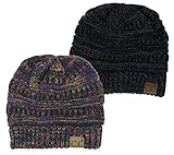 Beanie Bundle: 1 Black #23, 1 Kaleidoscope #32