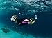 Cressi Adult Semi-Dry Snorkel for Scuba Diving, Snorkeling, and Freediving - Quick-Release Snorkel Keeper, Purge Valve | Tao: designed in Italy