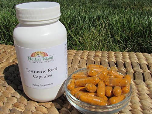 Organic Tumeric Powder and Peppercorn 120 Capsules 500mg Each - Turmeric - Curcuma Longa