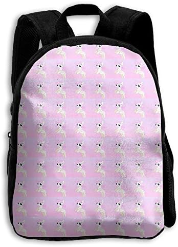 Boys Girls Pink Unicorn Rainbow Popular Printing Toddler Pre School Backpack Bags Lightweight