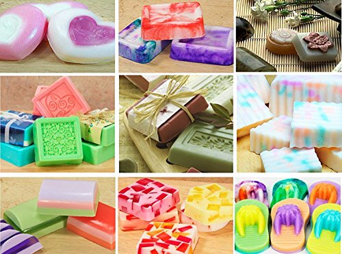 Ktdorns Soap Making Set - 10 Liquid Colors for Soap Coloring, Sunset Yellow,Purple Sunset Red Pink Yellow Blue Brown Black Green and Red,0.35-Ounce Each Color