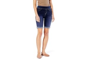Signature by Levi Strauss & Co. Gold Label Women's Totally Shaping Pull on Bermuda Shorts (Available in Plus Size)
