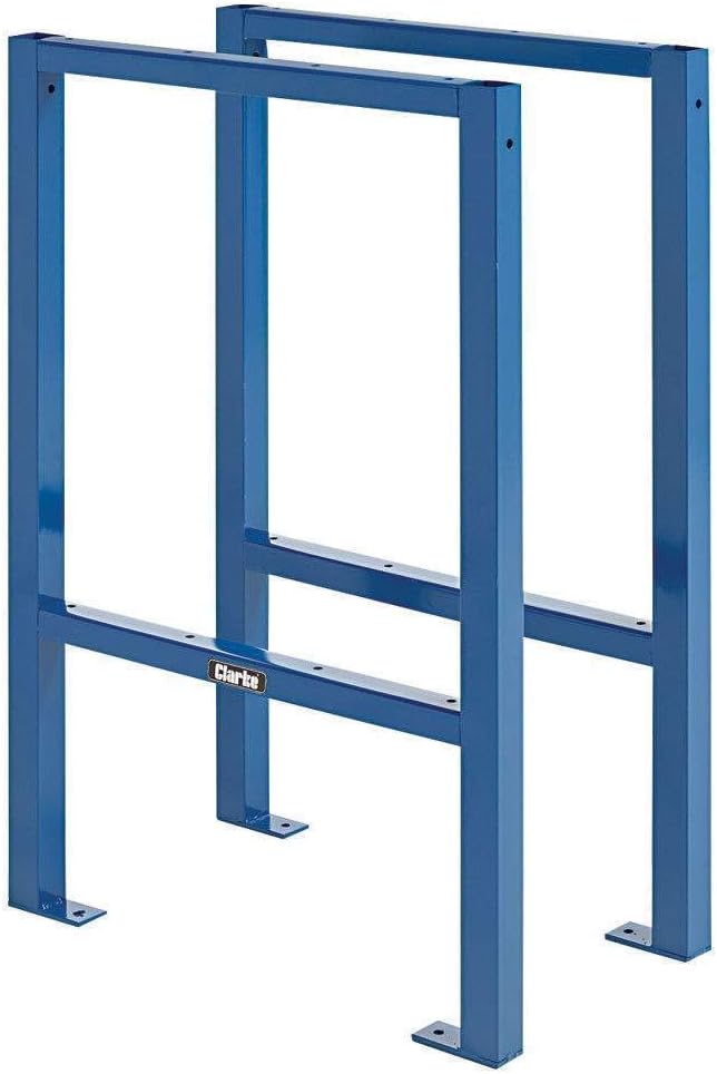 Clarke CWTS1 Work Table Supports (Pair), Blue