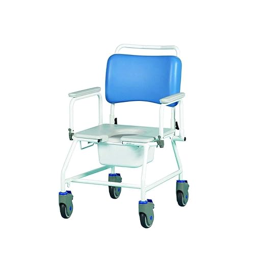 Homecraft Atlantic Bariatric Commode Shower Chair, 510 mm Without