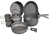 NDuR 9 Piece Black Cookware Set