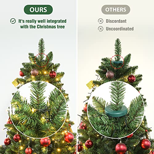 SALCAR Christmas Tree Lights 280 LEDs, Easy to Install Christmas Tree