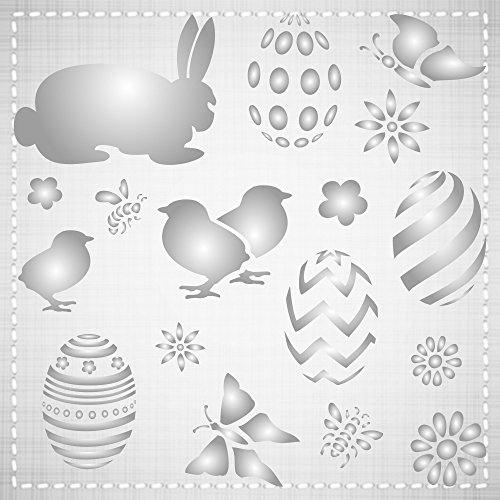 image for Stencils for Walls EASTER BUNNY Stencil - (size 7