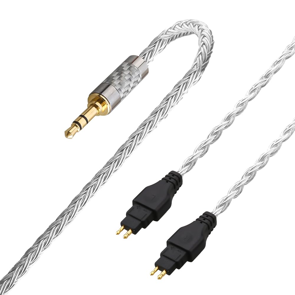 Tirstrup Replacement Cable for SENNHEISER Headphones HD650 HD600 HD580 HD535 HD545 HD565 HD265 with 3.5mm (1.2m, 3.5mm 3poles)