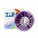 ZIRO PLA Filament 1.75mm, Semi-Transparent 3D Printer Filament, PLA PRO Bright Color 1.75 1KG(2.2lbs) Spool, Dimensional Accuracy +/- 0.03mm, Translucent Purple