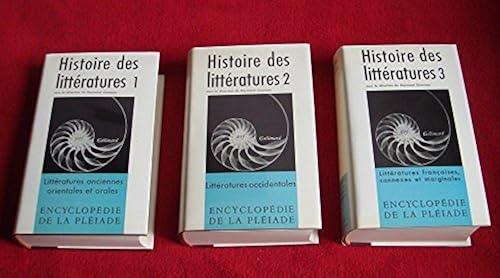 Download Encyclopédie de la pléiade: histoire des littératures en 3 volumes PDF
