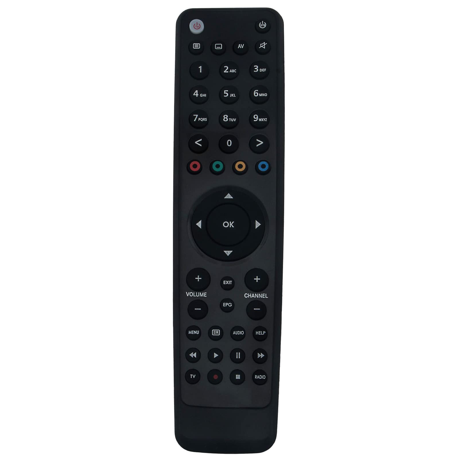 VINABTY Replaced Remote Fit for Vu+ Receivers SOLO 2/SE/4K, Zero, UNO/UNO 4K, DUO/DUO 2, ULTIMO/ULTIMO 4K