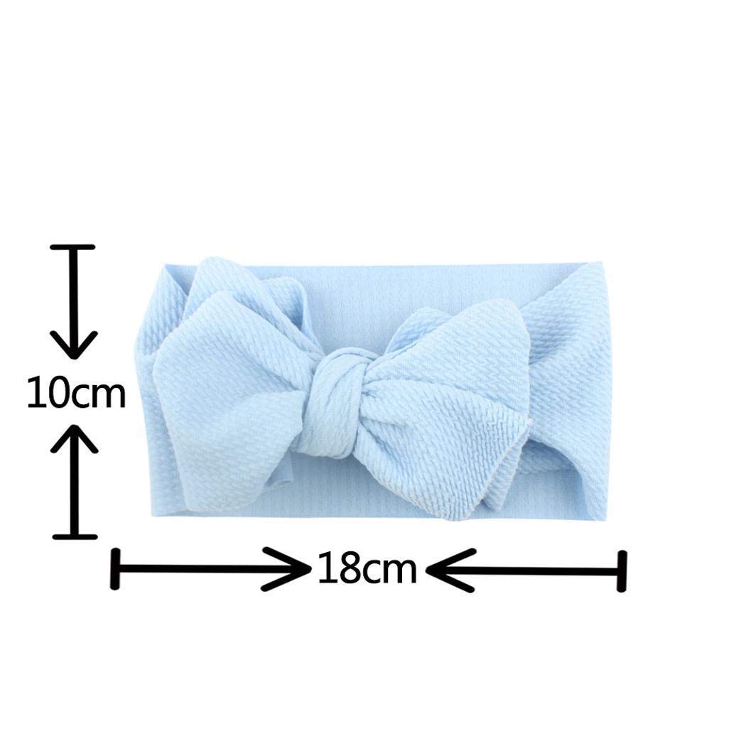 Cables Baby Girl Headbands Newborn Infant Toddler Hairbands Bows Children Soft Headwrap Hair Accessories
