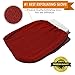 Elbahya Exfoliating Mitt Body Kessa Hammam - Body Tool Remover of Dead & Dry Skin or Keratosis Pilaris, Made of 100% Viscose Fiber (Red Pack of 1)