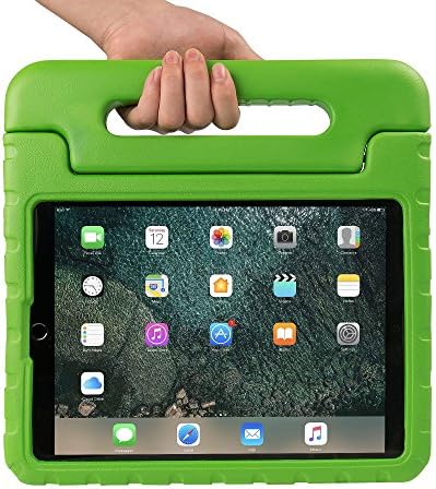 New iPad Pro 10.5 2017 Case,NEESI Kids Case Shock Proof Light Weight Convertible Handle Stand Bumper Cover Case for iPad Pro 10.5 Inch 2017 Release Tablet - Green