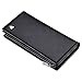 William POLO Men's Genuine Soft Cow Leather Long Purse Mens Wallet Money Clip
