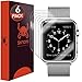 Skinomi TechSkin [6-Pack] Clear Screen Protector for Apple Watch 38mm (Series 1/Series 2) (Updated Version) [Full Coverage] Anti-Bubble HD TPU Film
