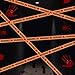Lulu Home Halloween Party Decorations, 5 Piece Party Favors Including Table Cover, Handprints, Footprints and Caution Tapes