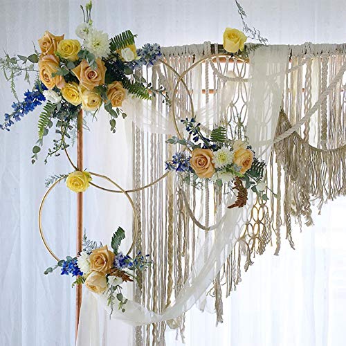 VGOODALL 14 Stk. 7 Größen Metallringe Drahtring Metall Ringe Hoops für Traumfänger