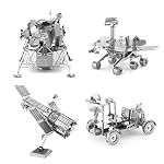 51uL ElZ6sL. SS150 Set-of-4-Metal-Earth-3D-Laser-Cut-Models-Hubble-Telescope-Apollo-Lunar-Rover-Apollo-Lunar-Module-Mars-Rover