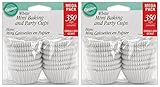 2-PACK - Wilton Baking Cups, Mini, White, 350-Count