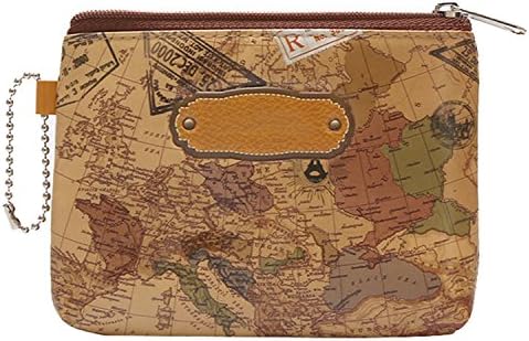A5juznjanm Luxury 3D Skull World Map Series Zipper Coin Purse Small Wallets Mini Change Purse Wholesale Animal Purses map2