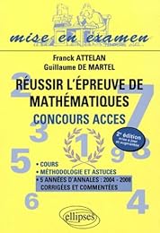 Réussir l'épreuve de mathématiques