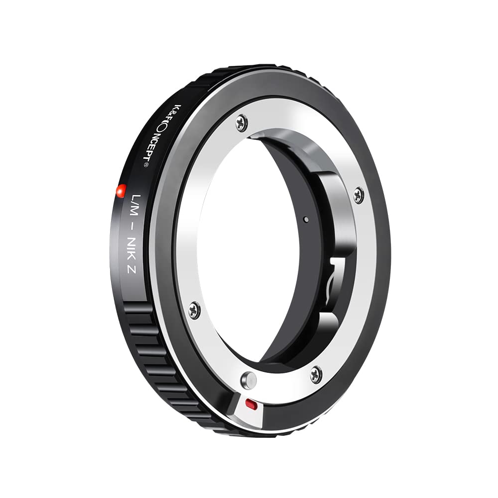 K&F CONCEPT Lens Mount Adapter Compatible with Leica M Mount Lens to Nikon Z Mount Camera Body