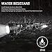NBhongfu Portable Rechargeable Handheld LED Flashlight - 500 Lumens Ultra Bright, 7 Inches Long, Zoomable Military Grade Tactical Flashlight with 5 Light Modes, Outdoor Water Resistant Torch